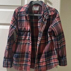 Old Navy Button Down Shirt in Pink and Blue